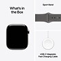 Apple Watch Series 11 GPS + Cellular Smartwatch, 46mm, Natural Titanium Case, Stone Gray Sport Band, Small/Medium (MFCW4LW/A)~#|#~C1CEB500-33ED-4B6F-836ED36B143DD2C8_sc7