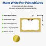 Avery Gold-Metallic Berries Matte Blank Card, White, 20/Pack (S00-FGX)~#|#~C1D3A925-3ECB-4AB4-AC49179830E241B7_sc7