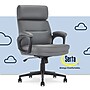 Serta Comfort Ergonomic Bonded Leather Swivel Executive Chair, Gray (CHR10130C)~#|#~C1DE4CB3-2147-4E55-BA27C7A4FFA88C05_sc7