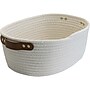 Martha Stewart Fabric Basket with Handles, Cream (MS111C)~#|#~C1E496EB-0442-4B06-A63BB4EE49D39A8E_sc7