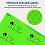 Avery Laser/Inkjet Multipurpose Rectangle Labels, 1.5" x 2.75", Neon Green, 100/Pack (94230)~#|#~C1E918C0-2545-4703-A98257E77C27A3F6_sc7