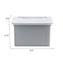 Iris 32 Quart Letter Sized Snap Closure Plastic File Bin, Gray (500227)~#|#~C1EB6C95-2FD4-4E62-A8FF366B4F8AF18E_sc7
