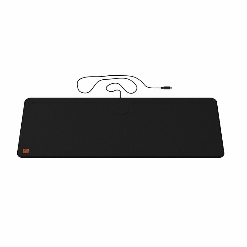 ZAGG Comfort Gel Non-Skid Desk Mat with Wireless Charging, Black (109913472) image 1