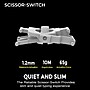 Adesso EasyTouch 7000BB Wireless Bluetooth Scissor Switch Keyboard, Gray (WKB-7000BB)~#|#~C1F033BF-8DAE-43A1-B85987759FEAD26A_sc7