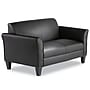 Alera 55.5"W Bonded Leather Loveseat, Black (ALERL22LS10B)~#|#~C1F06BF9-CDF7-4D9D-BF83F28BA3BF3FCA_sc7