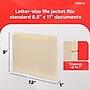 Staples File Jacket, 1" Expansion, Letter Size, Manila, 50/Carton (TR541092)~#|#~C1F2A72E-D9A7-41CB-AE0CFE1B81D4AB8E_sc7