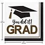 Say Hooray! Graceful Grad Graduation Disposable Paper Plates and Napkins Set, 49/Pack (DTC9638E2A)~#|#~C1F610B5-692B-4D47-8EA76AE196515EDC_sc7