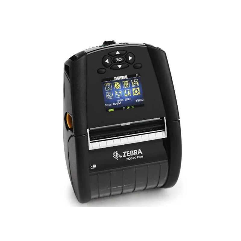 Zebra ZQ62-AUFA004-00 Direct Thermal Printer, Bluetooth, Black image 1
