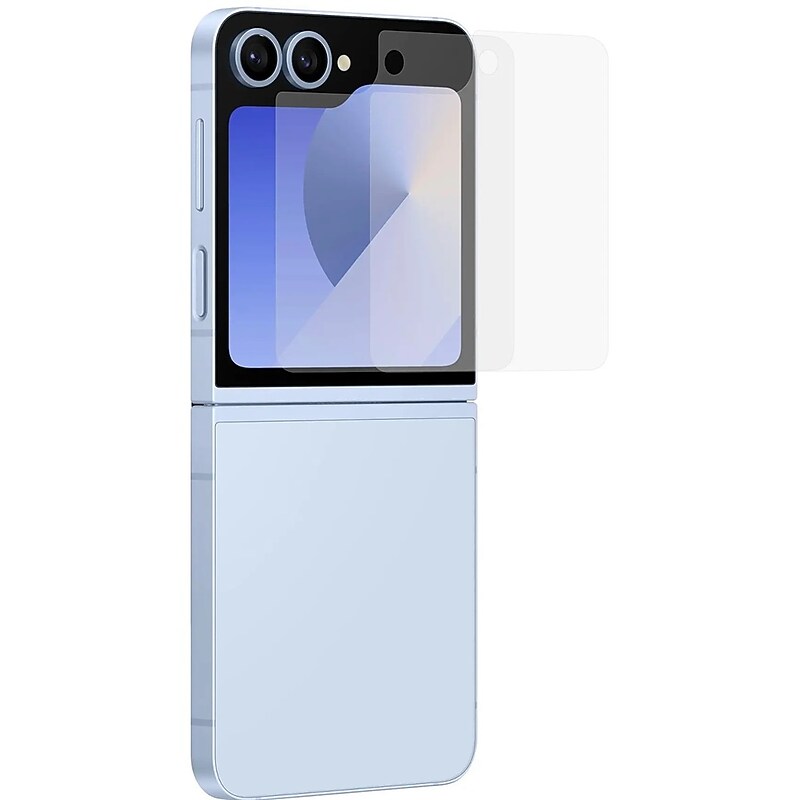 Samsung Anti-Glare Scratch-Resistant Glass Screen Protector for Galaxy Z Flip6 (EF-UF741CTEGUS) image 1