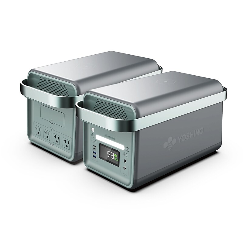 Yoshino B2000 SST 11-Port Solid-State Power Station 1326Wh, 2000W Output/3000W Peak Emergency UPS Backup Battery, Pure Sine Wave image 1