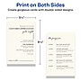 Avery Integrated Cards, 5.5" x 8.5", Matte Ivory, 50/Pack (95279)~#|#~C1FBCE4D-0CBE-4DEE-8B5C2D0471019A19_sc7