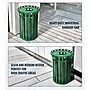 Alpine Industries Metal Outdoor Trash Can, 38 Gallon, Green (479-38-GRN)~#|#~C1FE4055-41B0-4D6C-838D34156D7A4A19_sc7