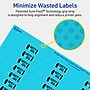 Avery Printable Decorative Edge Multipurpose Labels, 0.5" x 2.5", Bright Blue, 1800/Pack (94749)~#|#~C2087AA1-4C1D-48C4-B9FEAF25F6F135E1_sc7