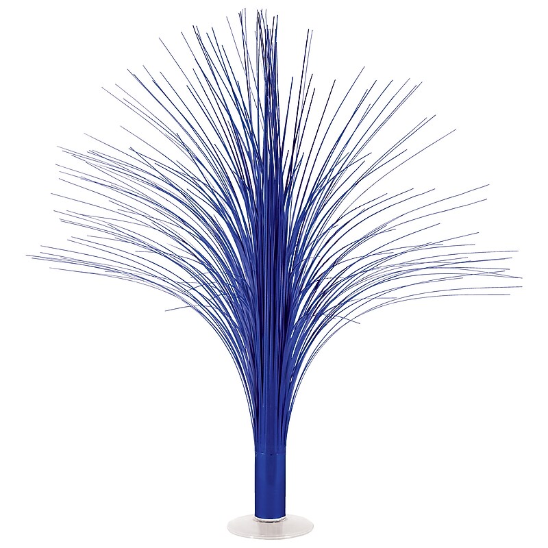 Beistle Metallic Spray Centerpiece, Blue, 3/Pack (53929-B) image 1
