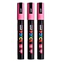 POSCA PC-5M Water Based Paint Marker, Medium Bullet Tip, Pink, 3/Pack (UBCPC5MPINK-3)~#|#~C2133CFD-8AAF-4163-A7FDC387A57BB6F4_sc7