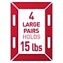 Command Large Hanging Strips, 16 lb., White, 20 Pairs/Pack (17206-20NA)~#|#~C213BF04-3E95-4CD7-A7B5D5A5574FEAE3_sc7