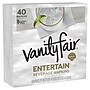 Vanity Fair Entertain Beverage Beverage Napkin, 2-ply, White, 40 Napkins/Pack, 12/Carton (35134)~#|#~C215EBDB-79B2-4957-8EEDE3C1D876EAF4_sc7