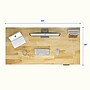 FlexiSpot E7 Commercial 55''W Electric Rectangular Adjustable Standing Desk, Rubber Wood/White (E7WCOM5528-RW)~#|#~C218691D-95F0-4F6D-9552A35DFD063FFF_sc7