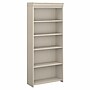 Bush Furniture Fairview Collection 69"H 5-Shelf Bookcase with Adjustable Shelves, Antique White Laminated Wood (WC53265-03)~#|#~C21B9685-8CA2-4479-A161DBD142ECC153_sc7