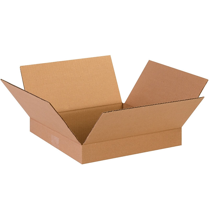 13" x 13" x 2" Shipping Boxes, 32 ECT, 25/Pack (13132) image 1