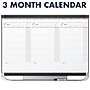 Quartet Prestige Total Erase Calendar Whiteboard, Graphite Frame, 3' x 2' (CMP32P2)~#|#~C21EEDC0-CFD4-4168-BBA679F16CCEF82F_sc7