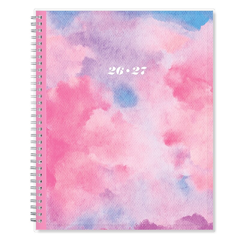 2026-2027 Blue Sky Elexia 8" x 11" Academic Year Weekly & Monthly Planner, Plastic Cover (157606) image 1