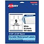 Avery Laser/Inkjet Square Durable Waterproof Labels, 2.5" x 2.5", White, 450 Labels/Box (94104)~#|#~C22CC2BF-6E67-4947-A1002708A720FD8E_sc7