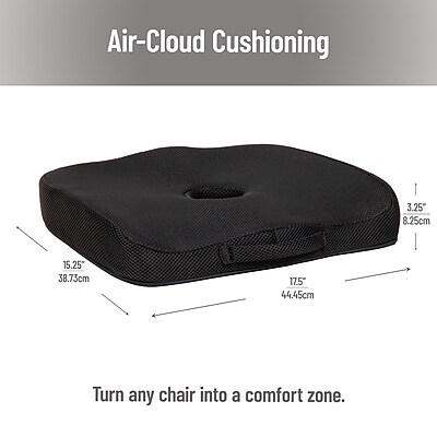 Mind Reader Back Support Office Chair Cushion - Thumbnail 4