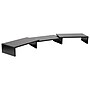 Mind Reader Adjustable Dual Monitor Stand, Up to 44 lbs., Black (MDFMOND-BLK)~#|#~C2373B1B-F9BC-427B-B9883E25348A398C_sc7