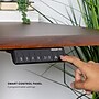 Mount-It! Dual Motor 60"W Electric Adjustable Standing Desk, Hazelnut Brown/Black (MI-18125)~#|#~C241219A-DE22-43CD-AC55A1158D707AF8_sc7