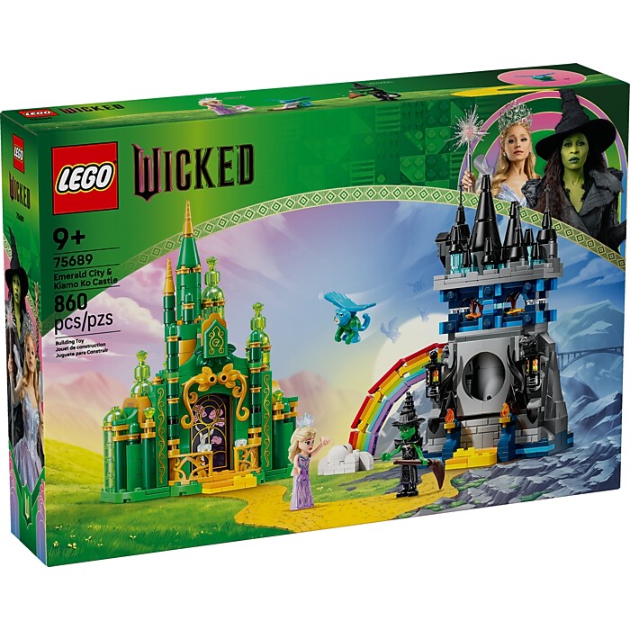 LEGO Wicked Emerald City & Kiamo Ko Castle Adventure, 860 Pieces