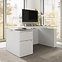Bush Business Furniture Stratus 60"W Electric Adjustable Standing Desk with File Cabinet, White (SUT007WH)~#|#~C259DDE8-0186-449F-A160EEE828F2944E_sc7