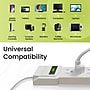 GoGreen Power 6 Outlet Surge Protector, 6' Cord, White (GG-16106MS)~#|#~C25A19D2-38DF-460B-B8F69D165224F2DF_sc7