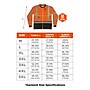 GloWear 8369BK High Visibility Long Sleeve Black Bottom T-Shirt, ANSI Type R Class 3, Orange, Medium (22223)~#|#~C25B2B18-3E75-449F-ABC42DE12513BB62_sc7