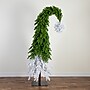 Nearly Natural 7-ft Holiday Green & White Santa’s Hat Christmas Tree with 500 LED lights and 1275 Bendable Branches (T4697)~#|#~C25CB558-38E0-48FA-99B47CA5CB9ED2DA_sc7