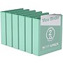 Davis Group Standard View 2" 3-Ring Binders, Mint, 6/Pack (7413-14-06)~#|#~C25CBB6C-CC85-457D-A401C107B23A2033_sc7