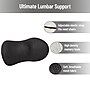 Mind Reader Memory Foam Back Cushion Lumbar Support Pillow with Air-Cloud Technology, Black (LUMBACK-BLK)~#|#~C262E3E4-DEFC-4304-8D512CA4498002EA_sc7