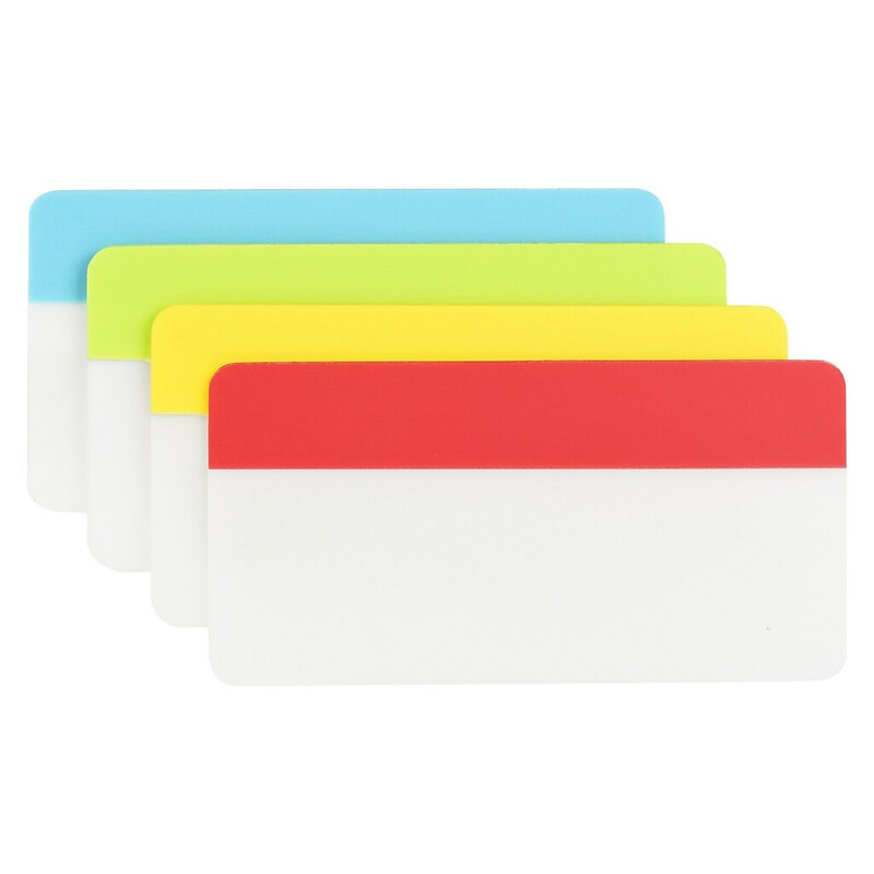 Post-it Tabs, 3" Wide, Solid, Assorted Colors, 24 Tabs/Pack (686-ALYR3IN) image 1