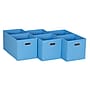 Household Essentials Storage Cubes 23.05 Quart Storage Container, Cardboard, Blue, 6/Pack (820-1)~#|#~C2676345-9223-4DE1-878AE90AD6A0179C_sc7