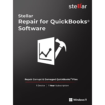 Stellar Repair for QuickBooks for 1 Device, Windows, Download (SPRFQSV82017)