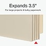 Pendaflex Reinforced File Pocket, 3 1/2" Expansion, Legal Size, Manila, 25/Box (22812)~#|#~C268E4D5-E03F-4A7A-AF2B0C4AFD4C3DC1_sc7