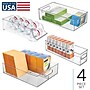 iDESIGN Small Stackable Plastic Storage Bin, Clear, 4/Pack (95576N)~#|#~C26BB9C4-7B1A-414E-98A23D9FA35CE731_sc7