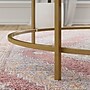 Sauder International Lux 36"Dia Round Coffee Table, Sindoori Mango (428214)~#|#~C26C0549-0A04-4859-A1E775EDA21CB740_sc7