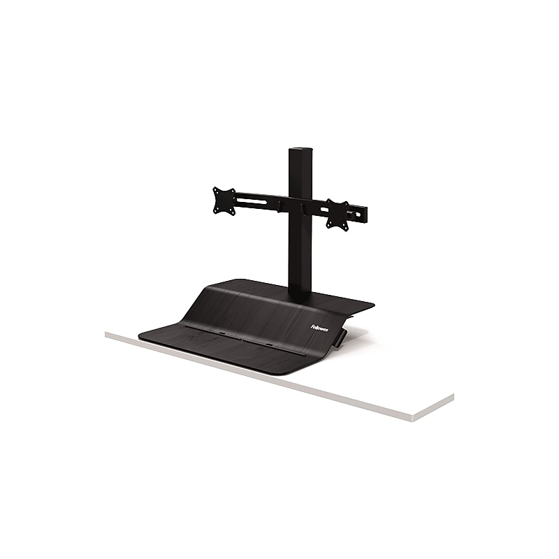 Fellowes Lotus Adjustable Monitor Stand, Black (8082001) image 1