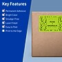 Avery Laser/Inkjet Multipurpose Rectangle Labels, 5" x 7", Bright Green, 80/Pack (94258)~#|#~C27163EA-EDB5-4A23-B28A9B36245FABE2_sc7