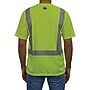 Ergodyne GloWear 8282 High Visibility Short Sleeve T-Shirt, ANSI Type R Class 2, Lime, X-Large (21835)~#|#~C27345A9-0EA1-4838-86D2A5A453D2223C_sc7