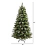 Nearly Natural 6-ft Snowed French Alps Mountain Pine Artificial Christmas Tree with 583 Bendable Branches and Pine Cones (T1859)~#|#~C2770111-9748-43AB-A219CD16E312DD29_sc7