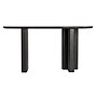 Storied Home Asymmetrical Firwood and Sycamore Wood Console Table, Black (EC1757)~#|#~C27E3071-049E-4131-962217169FD8ABBB_sc7