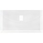 JAM Paper Premium Plastic Filing Envelope with Hook & Loop Closure, 5 1/4" x 10", Clear, 3/Pack (921V1CLX3)~#|#~C281D9E6-FBB3-416E-B2028592752113FD_sc7