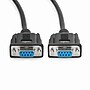 Rocstor Premium 6' DB9 RS232 Serial Null Modem Data Cable, Female to Female, Black (Y10C880-B1)~#|#~C2852C2F-1A34-48DE-889F9E87A106D895_sc7